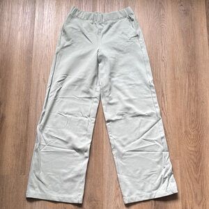 Madewell Soft Mint Wide-Leg Pants